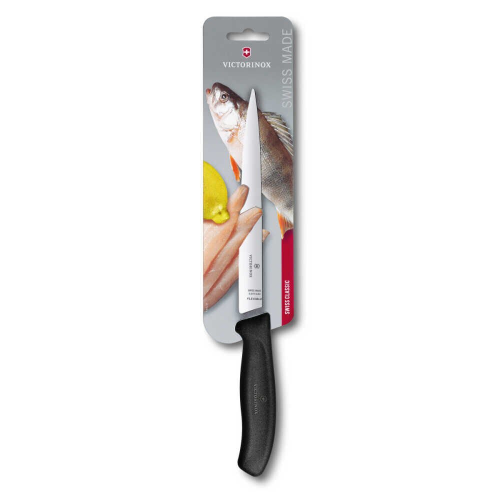 Victorinox 6.8713.20B 20cm Siyah Fileto Bıçağı