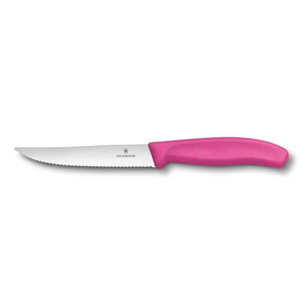 ​​​Victorinox 6.7936.12L5 12cm Pembe Tırtıklı Biftek Bıçağı