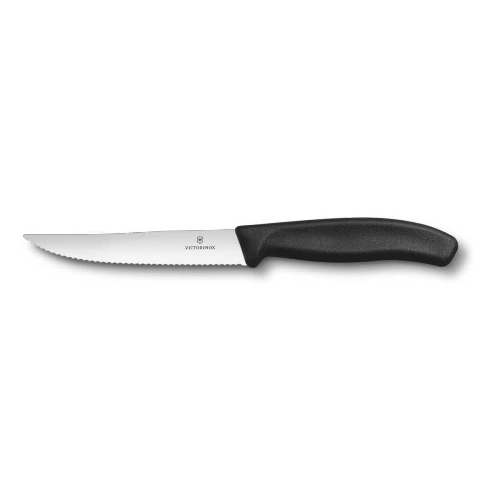 Victorinox 6.7933.12 12cm Siyah Tırtıklı Biftek Bıçağı