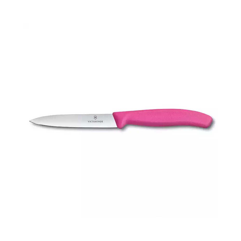 Victorinox 6.7706.L115 10cm Pembe Düz Soyma Bıçağı