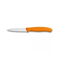 Victorinox 6.7636.L119 8cm Turuncu Tırtıklı Soyma Bıçağı