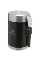 Stanley Klasik Paslanmaz Çelik Yemek Termosu Kaşıklı 0,40 LT Siyah