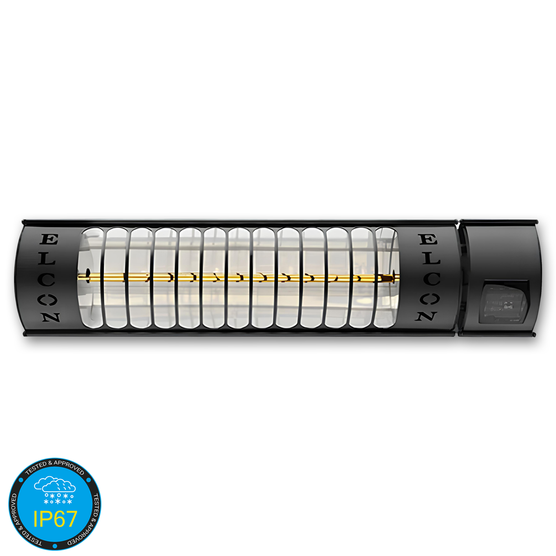 ELCON RCH-2000/4 2000W Su Geçirmez IP67 Dış Mekan Duvar Tipi Uzaktan Kumandalı  Isıtıcı