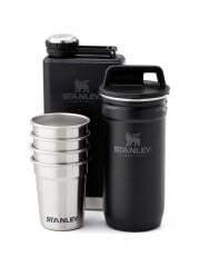 Stanley Adventure Çelik Shot Bardak ve Matara Seti Siyah