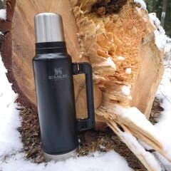 Stanley Klasik Vakumlu Çelik Termos 1.4 Lt Siyah