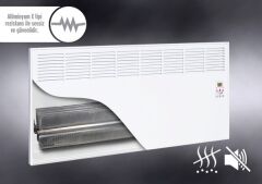 Elektrikli Panel Konvektör Isıtıcı Dijital 2500 Watt Ahşap Epk4590e25a EPK4590E25A