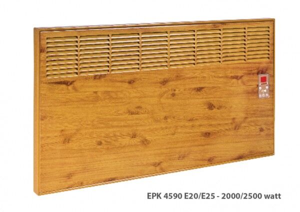 Elektrikli Panel Konvektör Isıtıcı Dijital 2500 Watt Ahşap Epk4590e25a EPK4590E25A