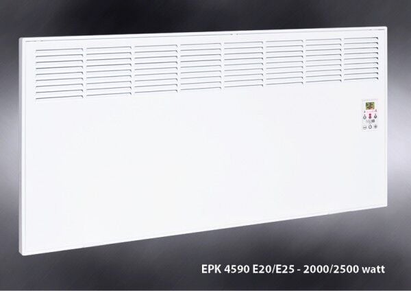 Elektrikli Panel Konvektör Isıtıcı Dijital 2500 Watt Beyaz Epk4590e25b