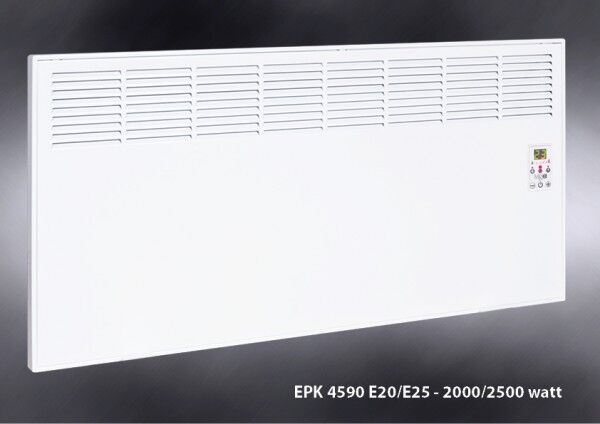 Elektrikli Panel Konvektör Isıtıcı Dijital 2000 Watt Beyaz EPK4590E20B