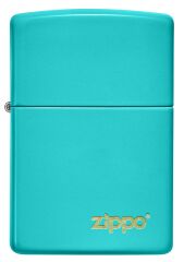 Zippo Flat Turquoise Zippo Lasered
