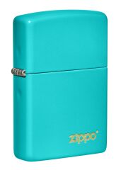 Zippo Flat Turquoise Zippo Lasered
