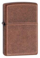 Zippo Reg Antique Copper Flat Btm
