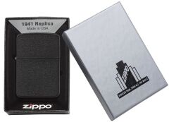 Zippo 1941 Black Crackle