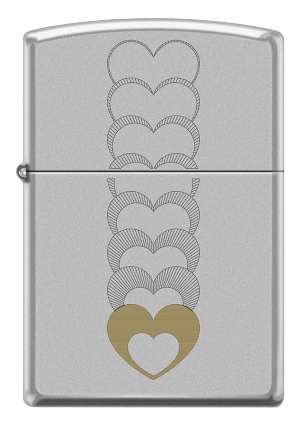 Zippo Heart Pattern Design