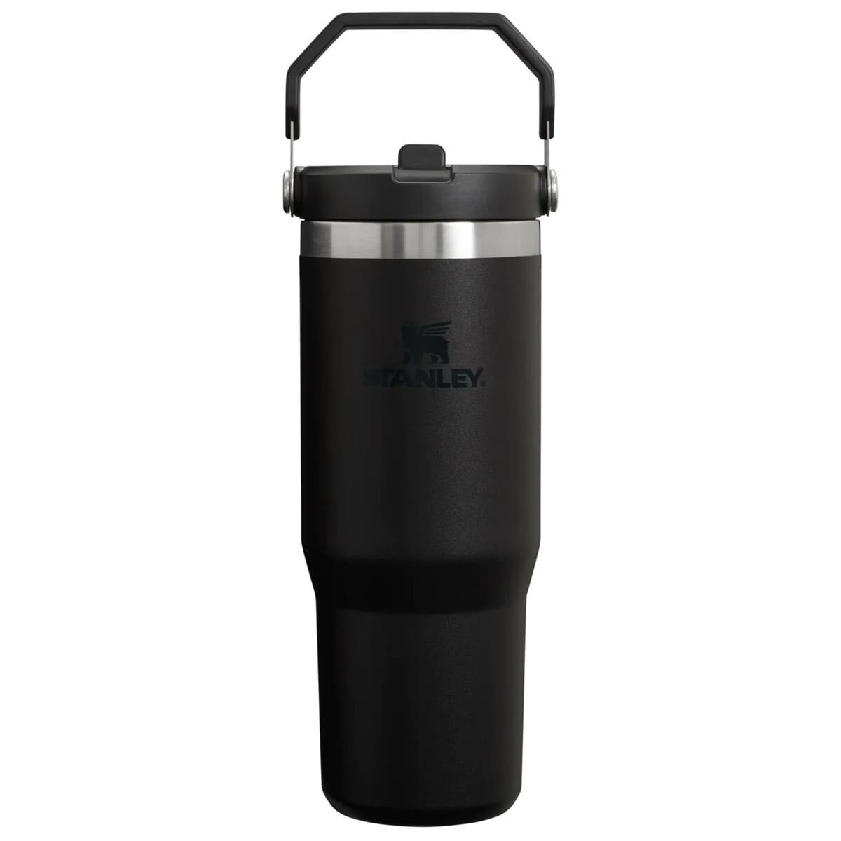 Stanley The IceFlow Flip Straw Pipetli Termos Bardak 0,89 LT Siyah