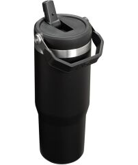 Stanley The IceFlow Flip Straw Pipetli Termos Bardak 0,89 LT Siyah
