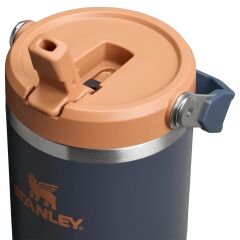 Stanley The IceFlow Flip Straw Pipetli Termos Bardak 0,89 LT Siyah Stanley Iceflow Flip Straw Termos 0.89L | Twilight