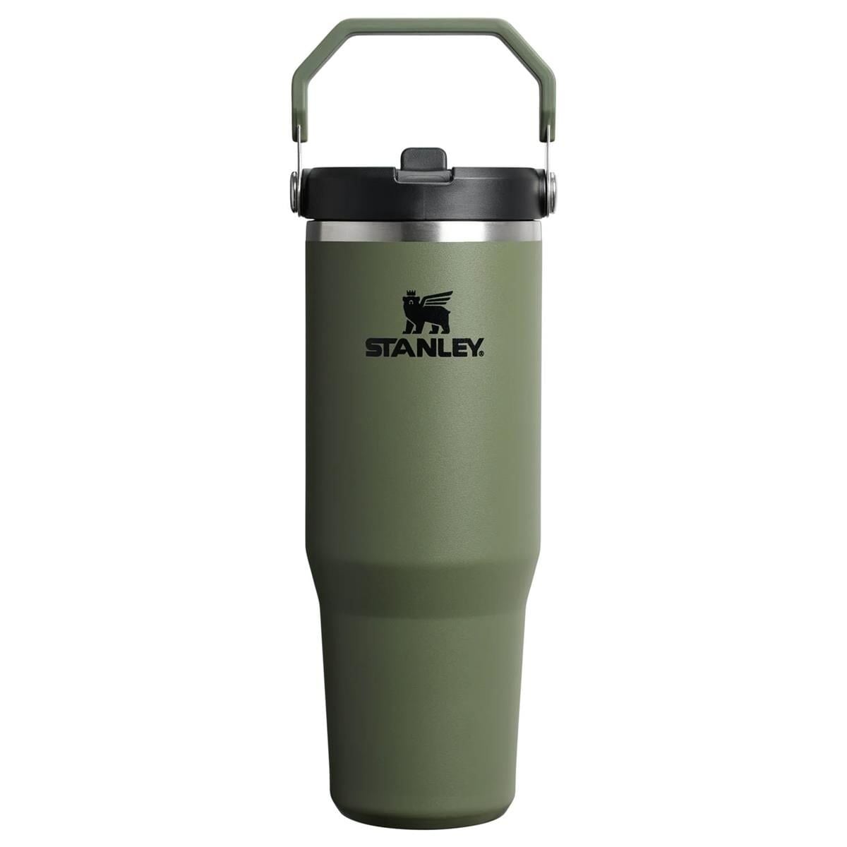 Stanley The IceFlow Flip Straw Pipetli Termos Bardak 0,89 LT Siyah Stanley Iceflow Flip Straw Termos 0.89L | Dried Pine