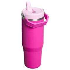 Stanley The IceFlow Flip Straw Pipetli Termos Bardak 0,89 LT Siyah Stanley Iceflow Flip Straw Termos 0.89L | Violet Blossom
