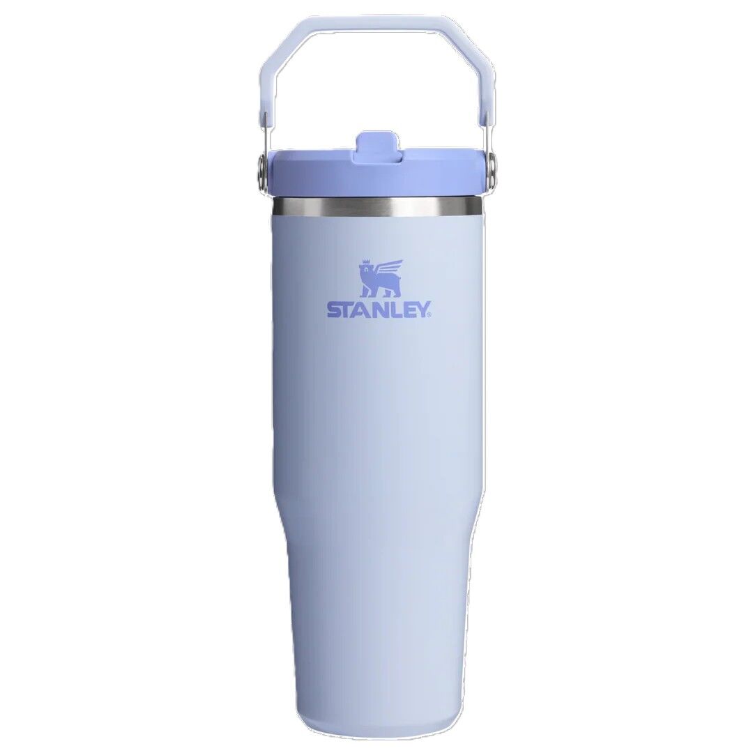 Stanley The IceFlow Flip Straw Pipetli Termos Bardak 0,89 LT Siyah Stanley Iceflow Flip Straw Termos 0.89L | Dew Drop