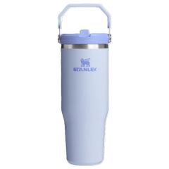 Stanley The IceFlow Flip Straw Pipetli Termos Bardak 0,89 LT Siyah Stanley Iceflow Flip Straw Termos 0.89L | Dew Drop