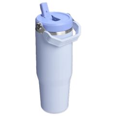 Stanley The IceFlow Flip Straw Pipetli Termos Bardak 0,89 LT Siyah Stanley Iceflow Flip Straw Termos 0.89L | Dew Drop