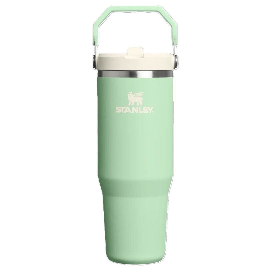 Stanley The IceFlow Flip Straw Pipetli Termos Bardak 0,89 LT Siyah Stanley Iceflow Flip Straw Termos 0.89L | Pistachio