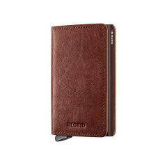 Secrid Premium Slimwallet+ Basco Kartlık Cüzdan Açık Kahve