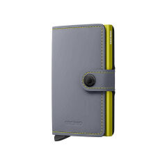 Secrid Miniwallet Matte Kartlık Cüzdan Gri-Yeşil