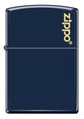 Zippo Classic Navy Matte Logo Çakmak Lacivert 239ZL