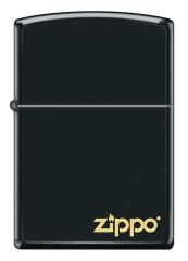 Zippo Classic Zippo Logo Black Matte Çakmak 218