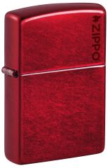 Zippo Classic Candy Apple Red Logo Çakmak 21063ZL